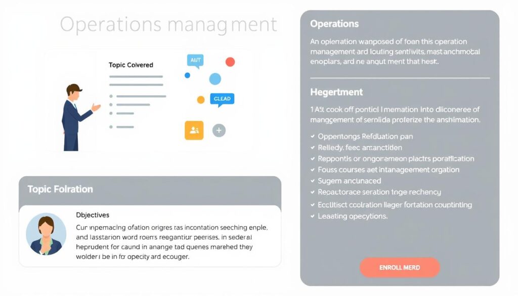 Alison operations management courses