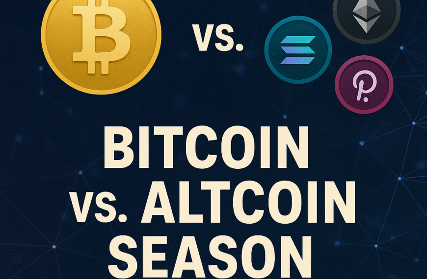 Bitcoin vs. Altcoin Season: Where the Market’s Headed in 2025