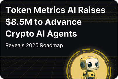 Token Metrics AI Raises $8.5M to Advance Crypto AI Agents, Reveals 2025 Roadmap